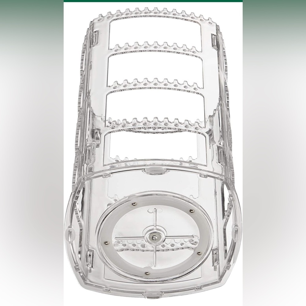 360 Rotating Earring Holder and Jewelry Organizer